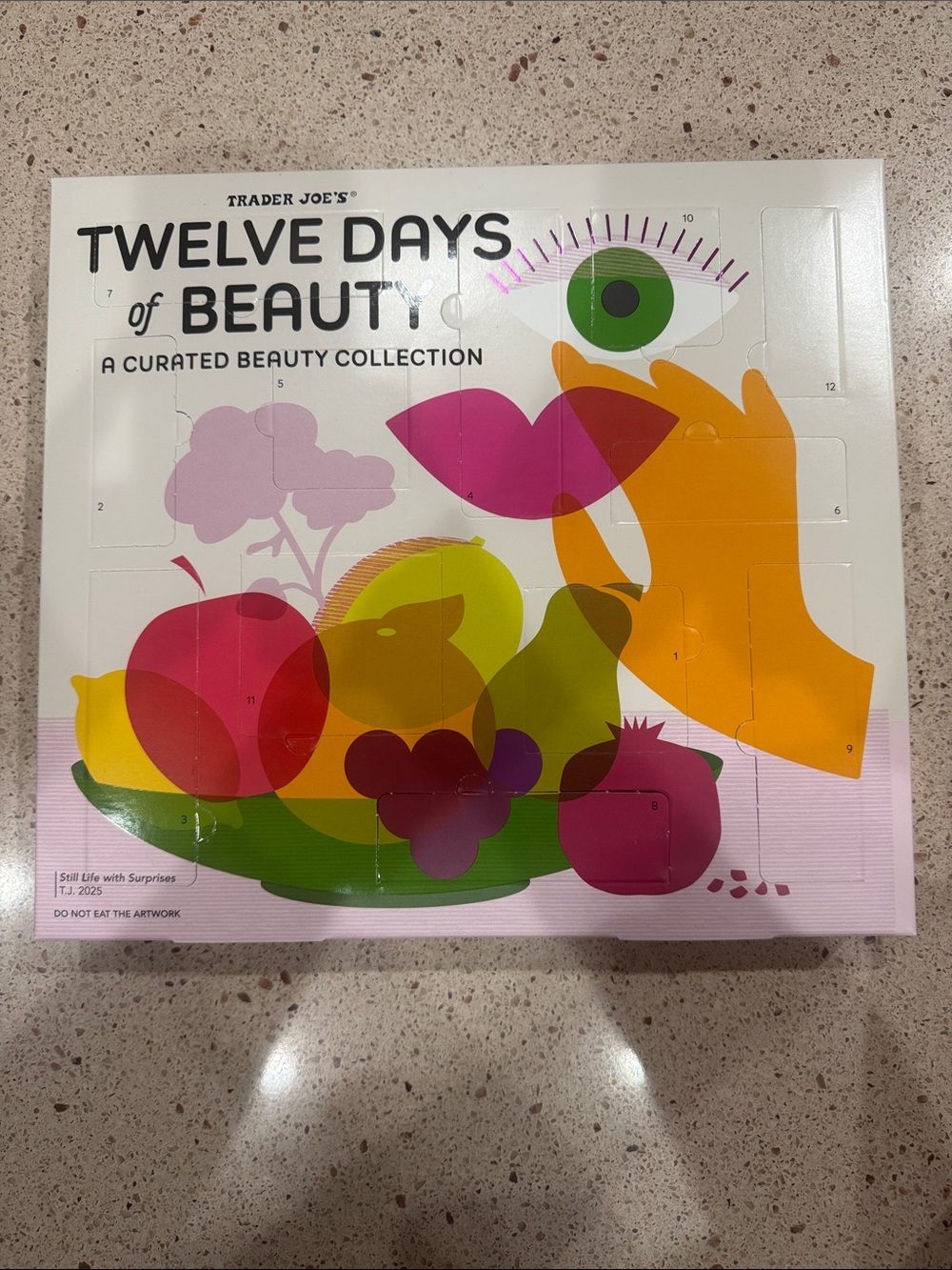 Trader Joe's Twelve Days of Beauty - Pink/Orange/Green Beauty Set